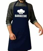 Chef barbecue keukenschort keukenschort navy heren