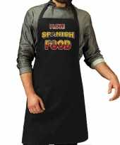 I love spanish food barbecue keuken keukenschort zwart heren