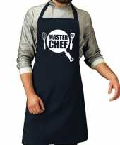 Master chef barbeque keukenschort keukenschort navy heren